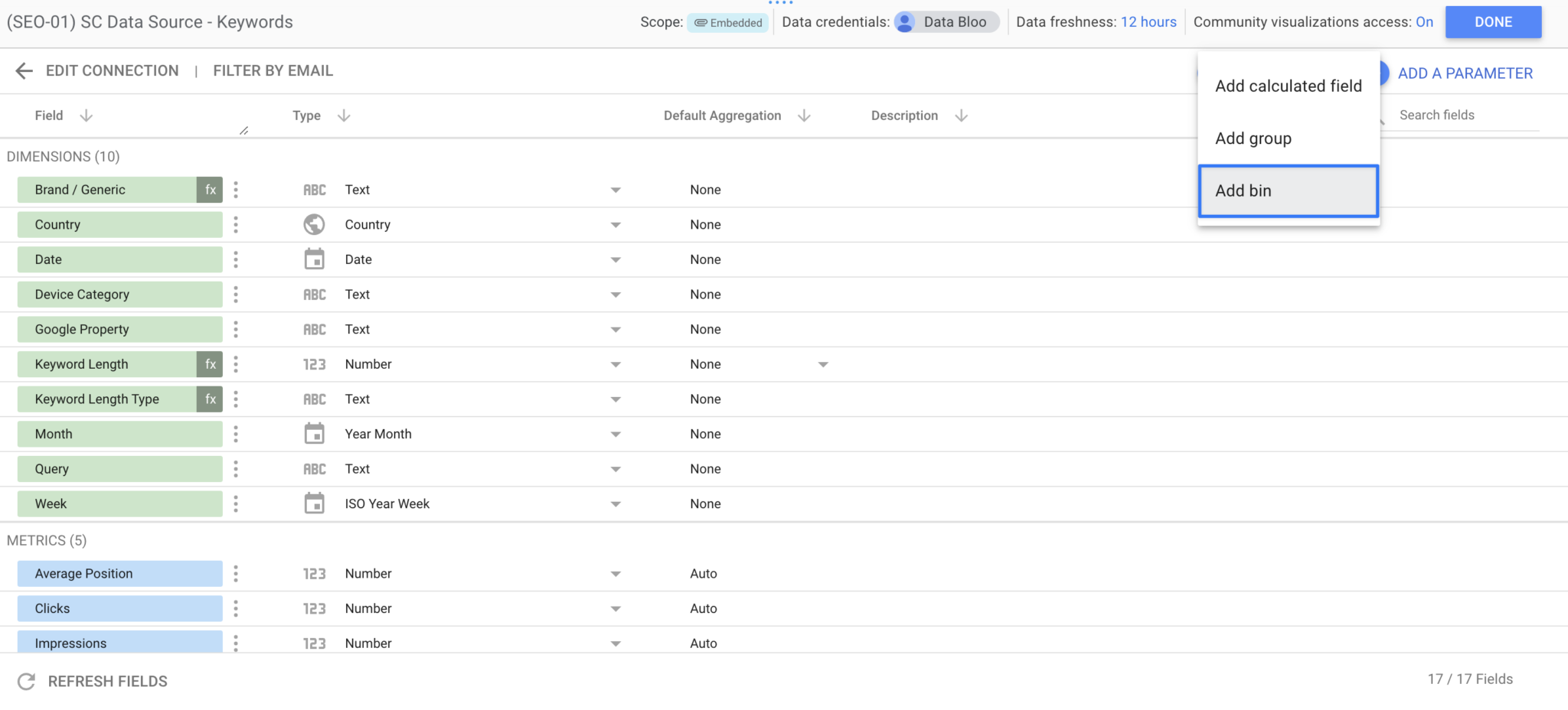 Organize Your Data With Looker Studio Bins Data Bloo